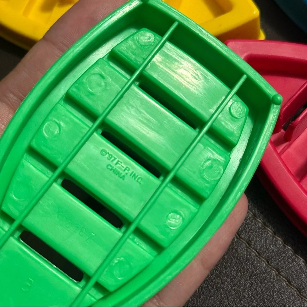 Vintage Fisher Price Go Fish Color Matching Game open box